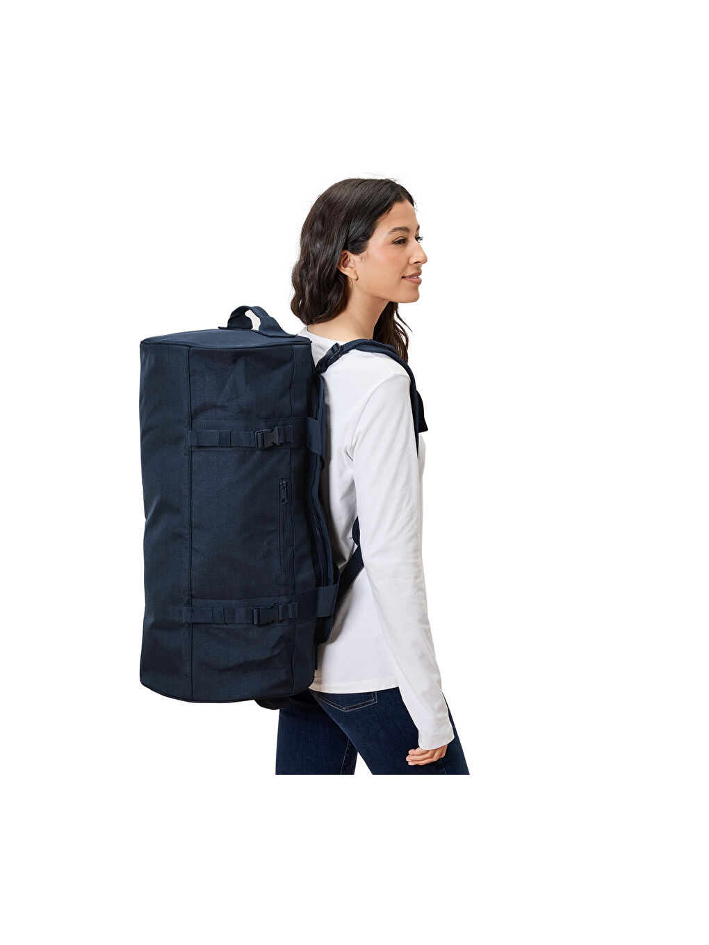 Lacivert Unisex Seyahat Çantası/Sırt Çantası-4