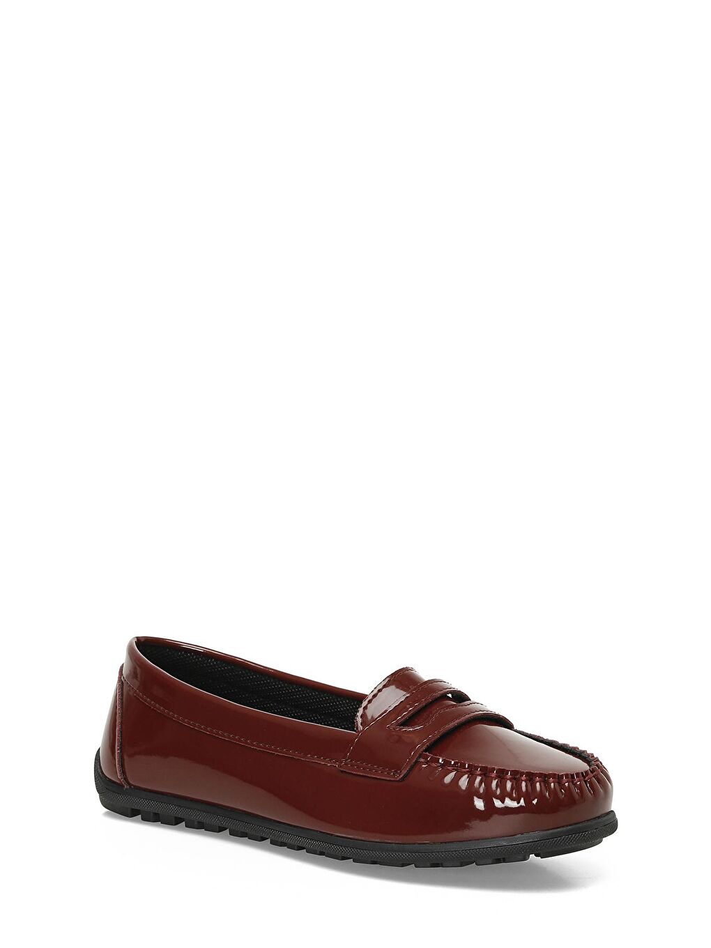24K-513 4PR Bordo Kadın Loafer-1
