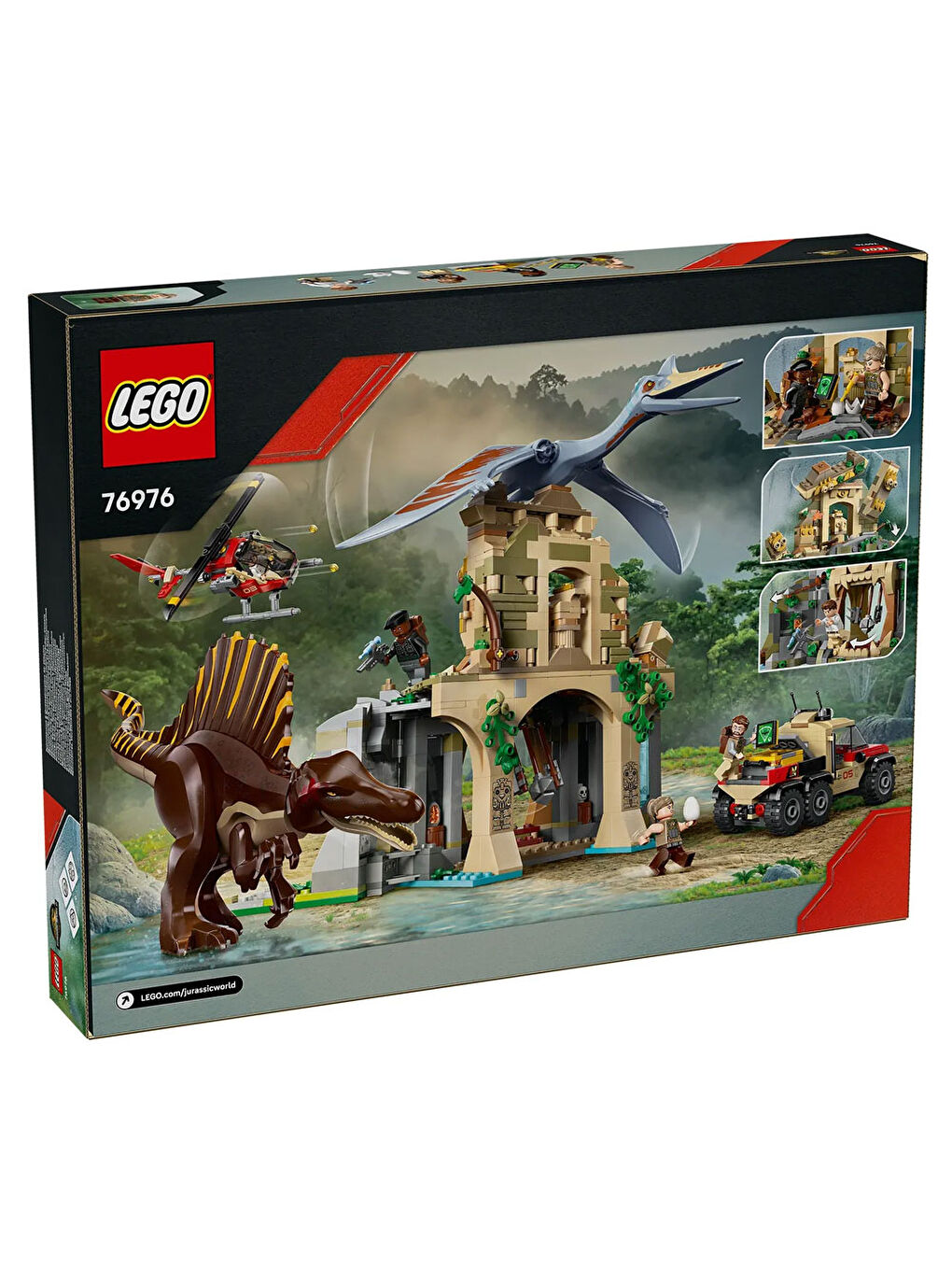 Jurrassic World Spinosaurius Quetzalcoatlus Hava Görevi 76976-1