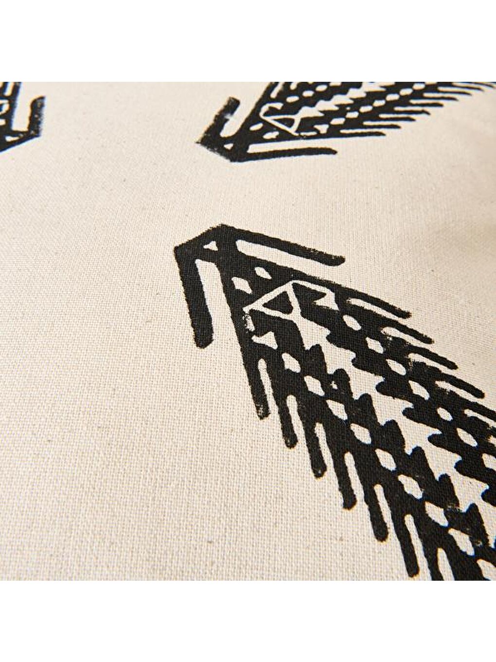 Soft Su Yolu Baskılı Kırlent - Ekru- 40x40 cm-2