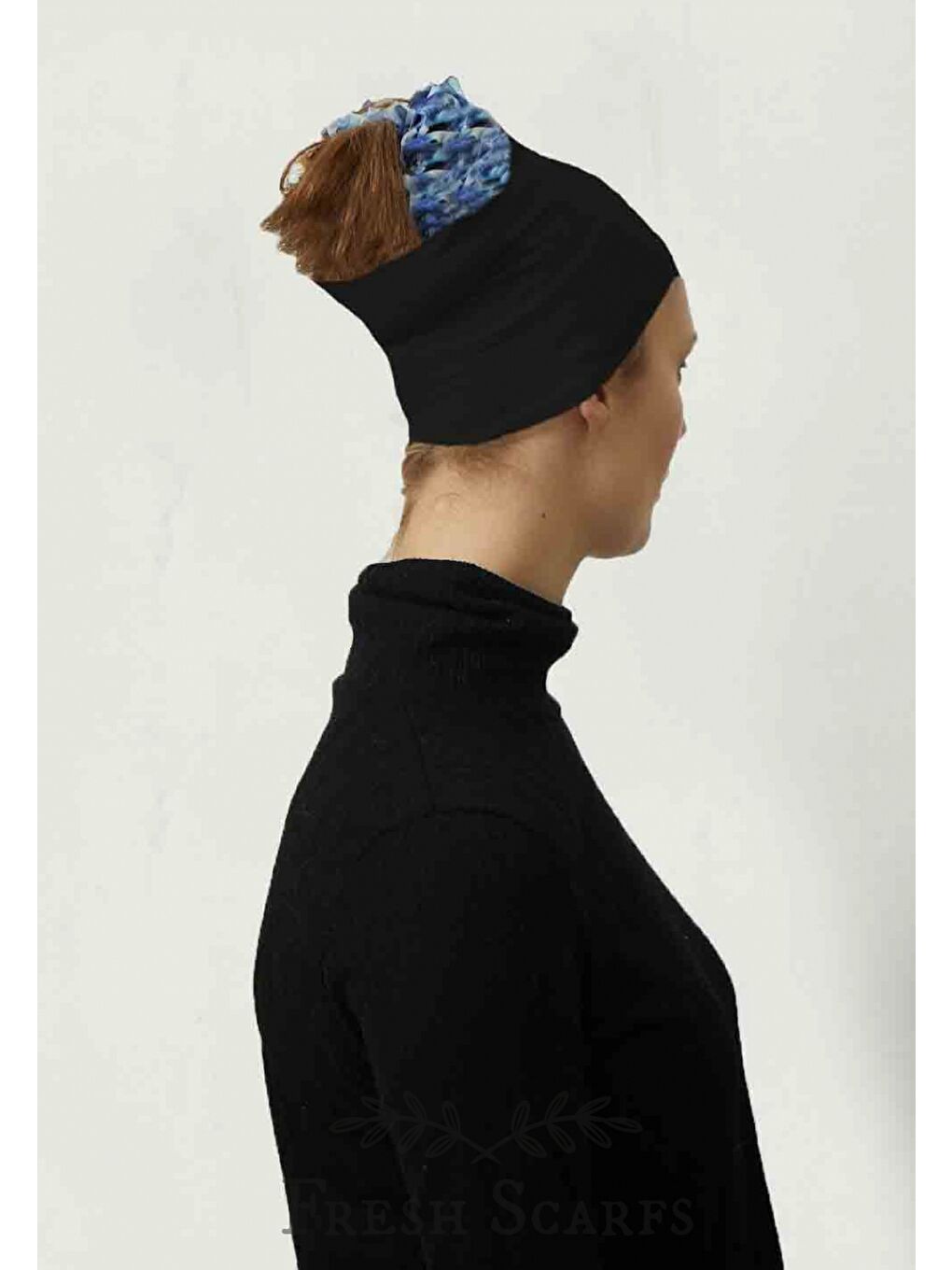 Düz Boru Bone(Free Bone) Siyah-2