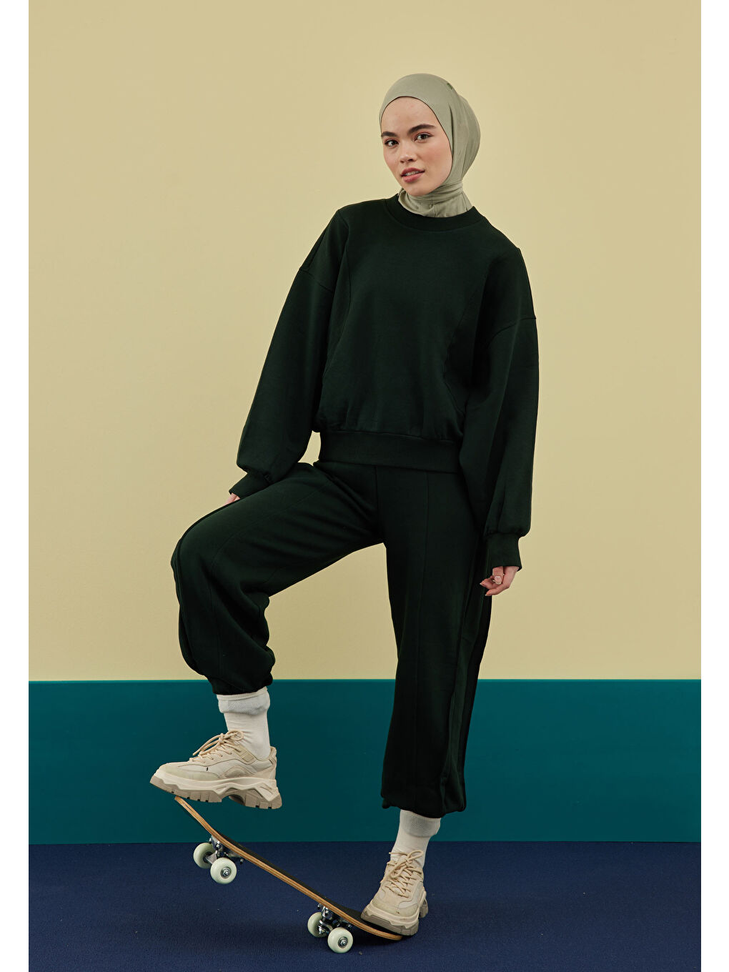 Athletıc Hıjab Uçuk Yeşil-1