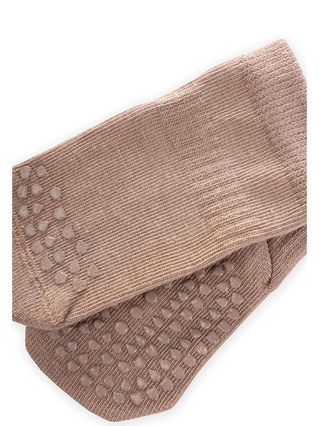 Bej Erkek Çocuk Patik Çorap-1