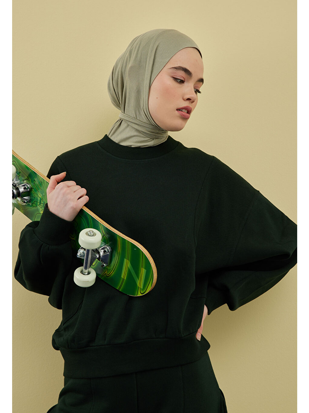 Athletıc Hıjab Uçuk Yeşil-3