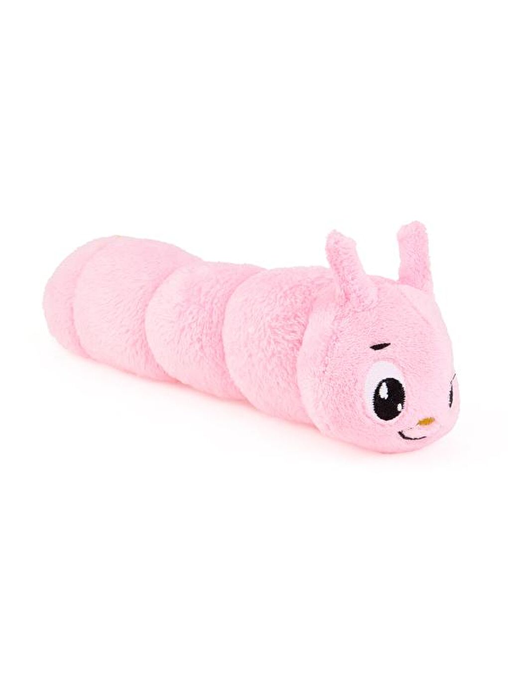 Soft Tırtıl Figürlü Yastık - Pembe - 30x10 cm-2