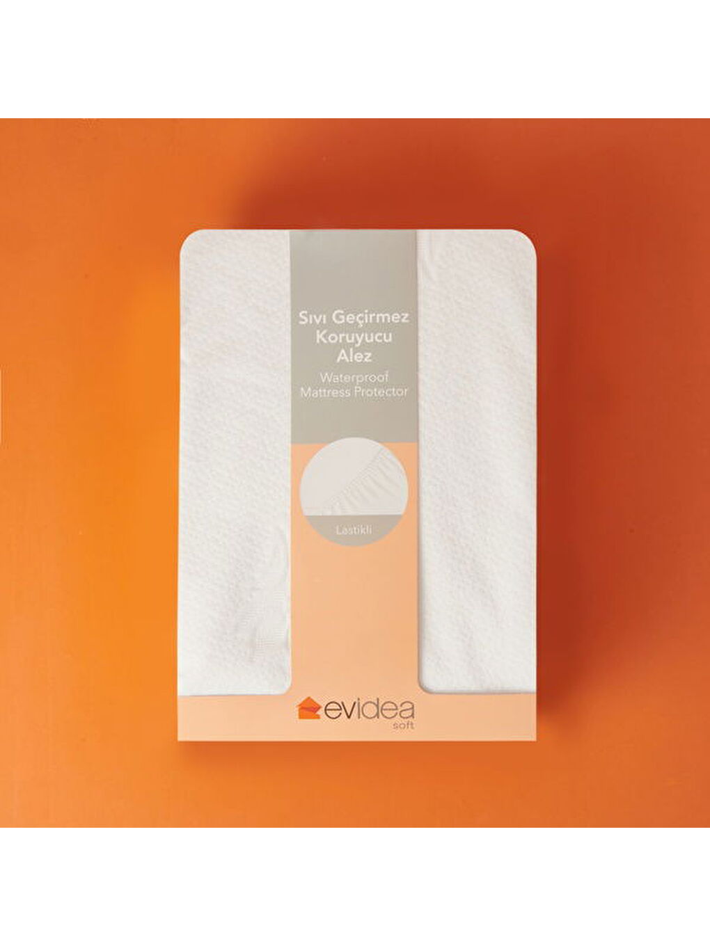 Evidea Soft Tek Kişilik Sıvı Geçirmez Fitted Alez - Beyaz - 100x200 cm