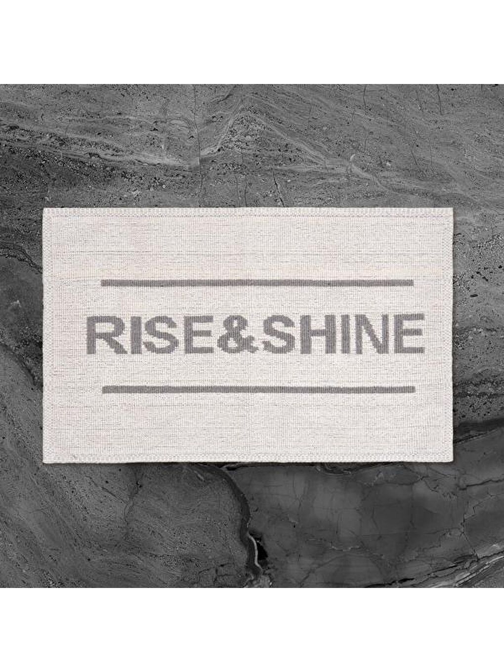 Soft Rise and Shine Banyo Paspası - Ekru - 50x80 cm-3