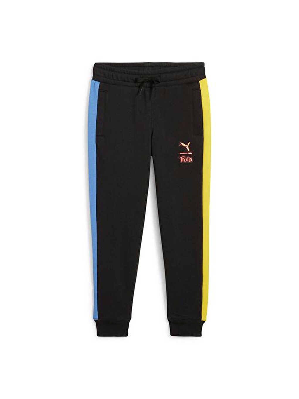 Puma X Trolls T7 Track Erkek Çocuk Siyah Eşofman Altı-2
