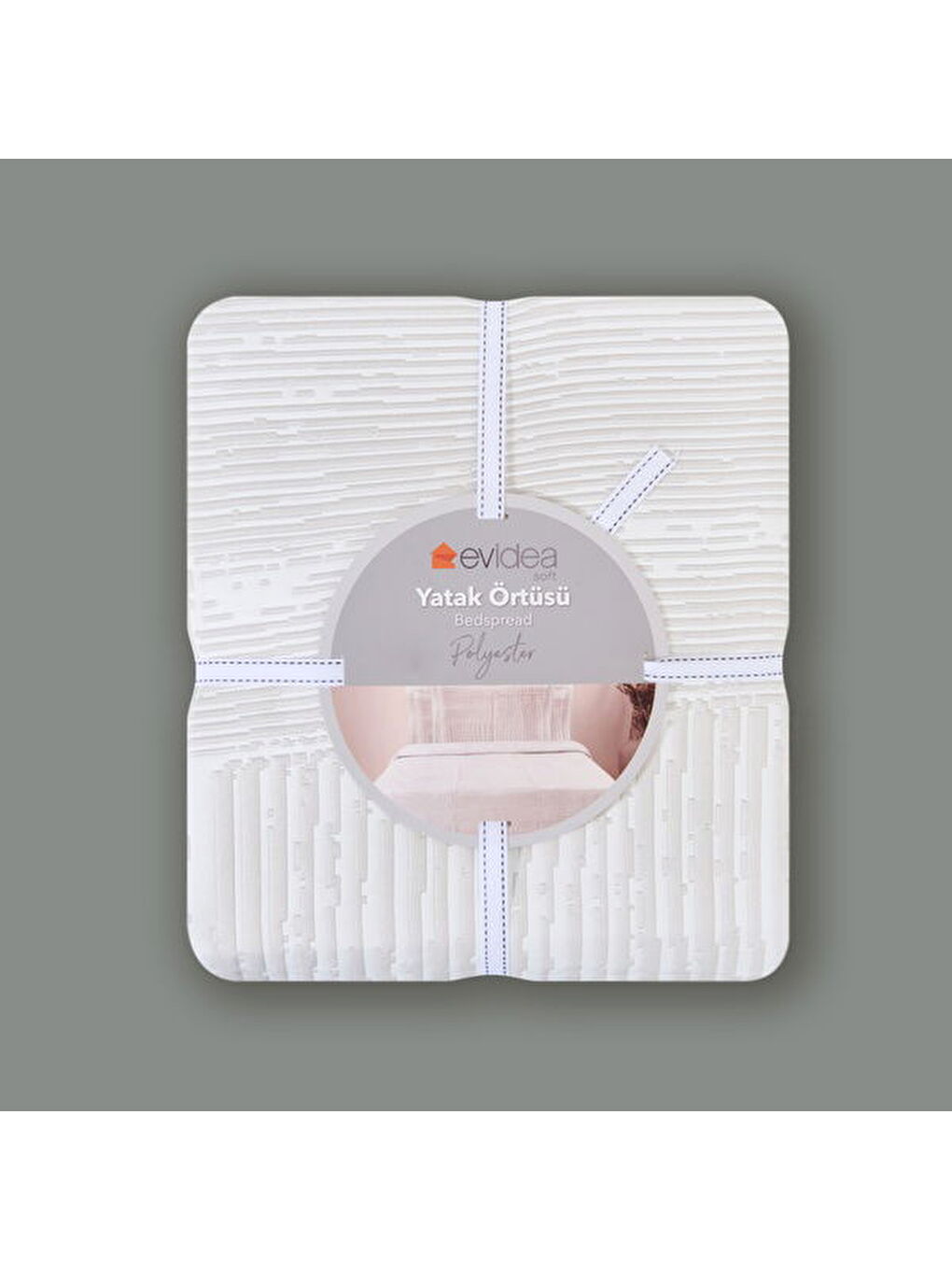 Soft Arven Çift Kişilik Yatak Örtüsü - Beyaz - 260x250 cm-2