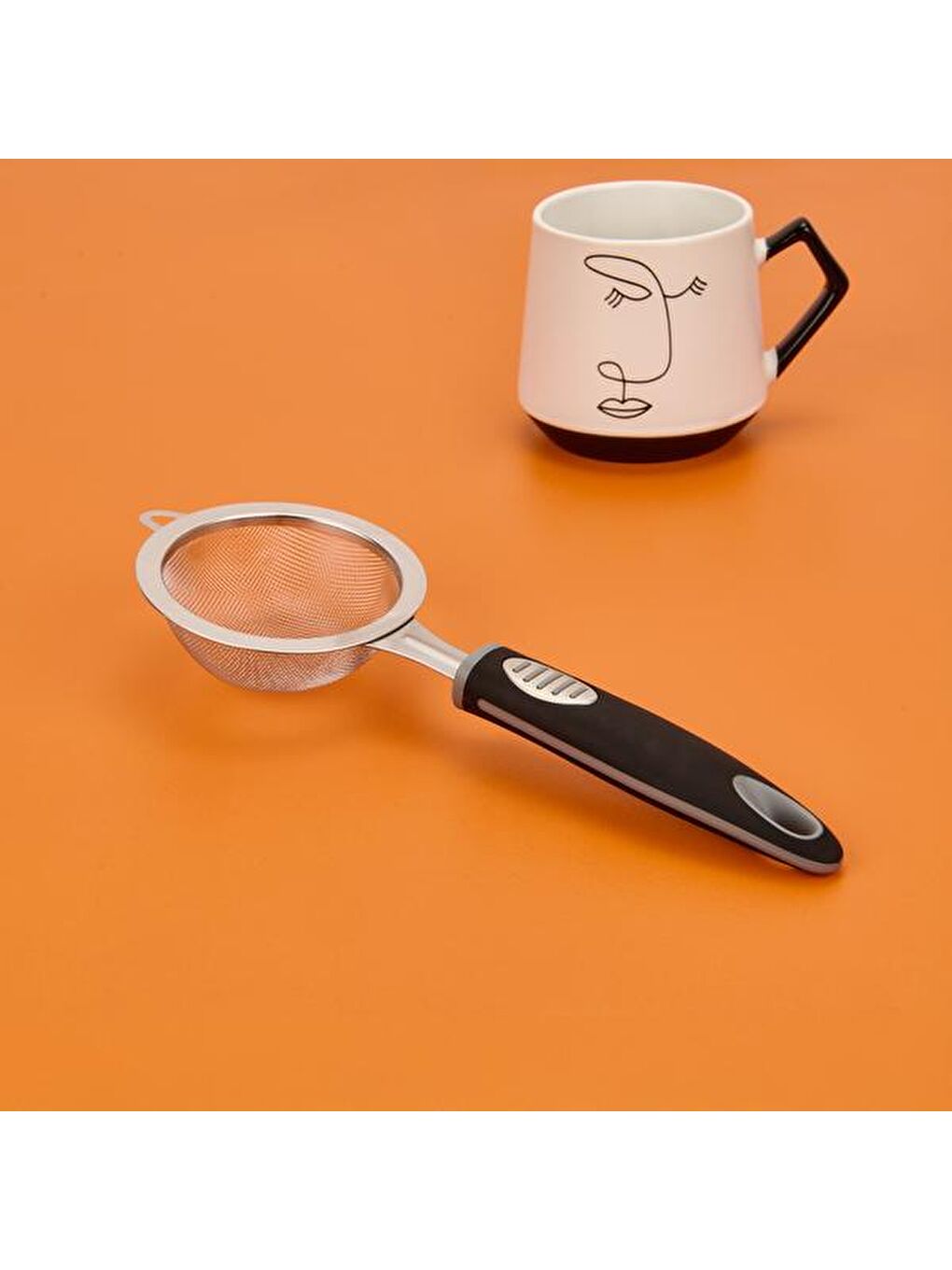 Evidea Kitchen Süzgeç - Siyah - 25 cm