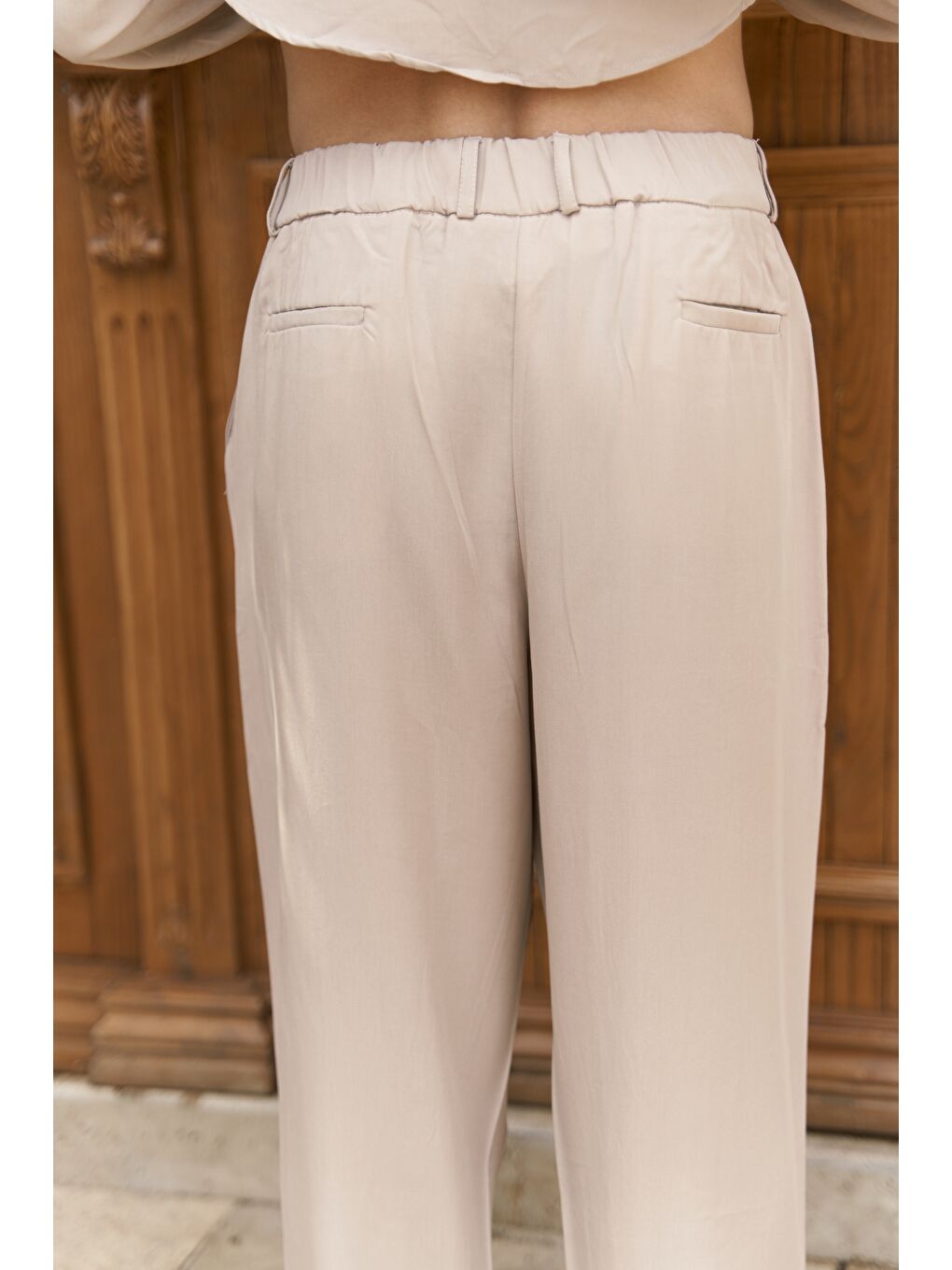 Jonathan Erkek Bej Gömlek Pantolon Takım-4