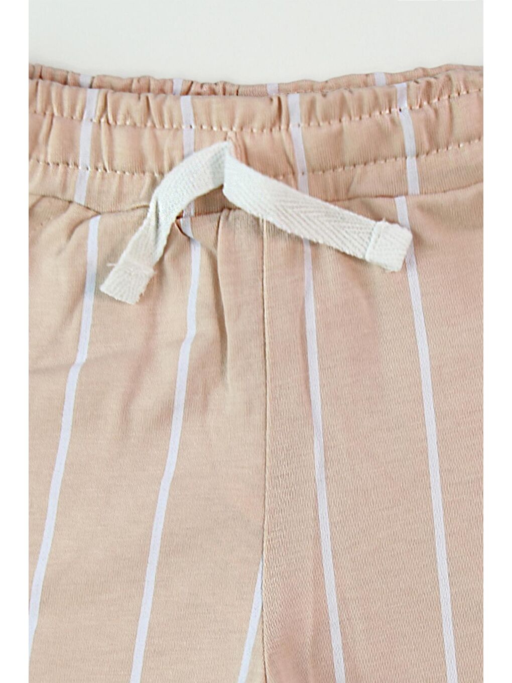 Kahverengi Erkek Bebek Cool Boys Baskılı Çizgili Kısa Kollu Şortlu Alt Üst Takım-6