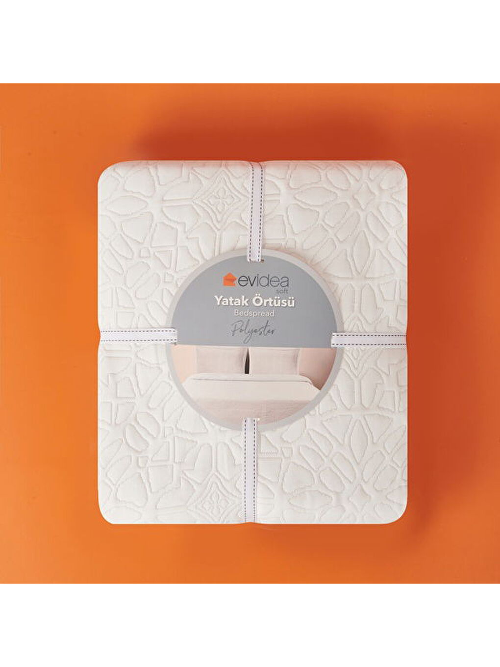 Soft Asos Çift Kişilik Yatak Örtüsü - Beyaz - 260x250 cm-2