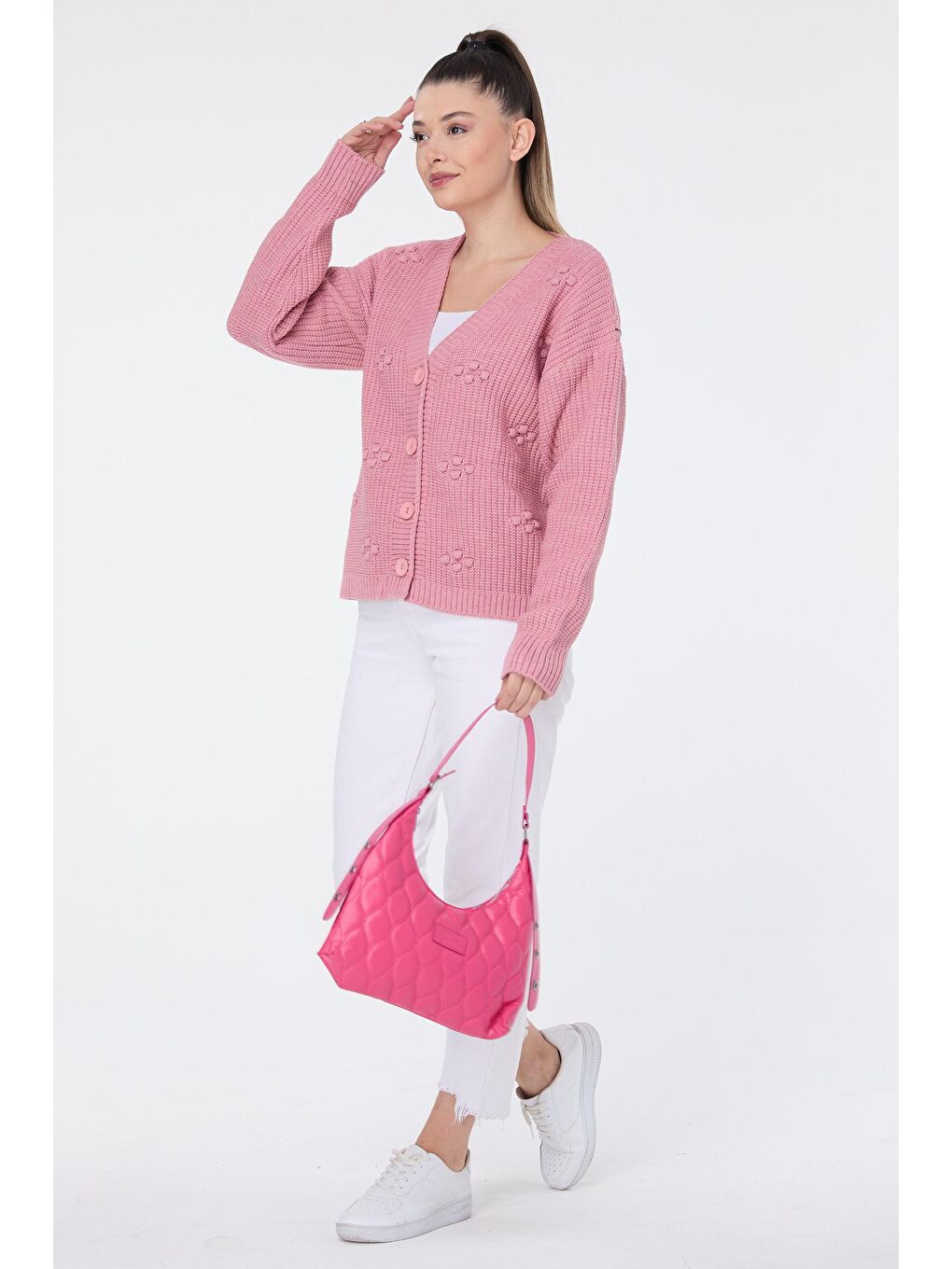 Kadın Fuşya Çanta - 23745-2