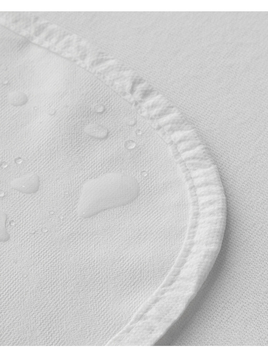 Fresh Touch Sıvı Geçirmez Çift Kişilik Yatak Koruyucu Alez Beyaz-3