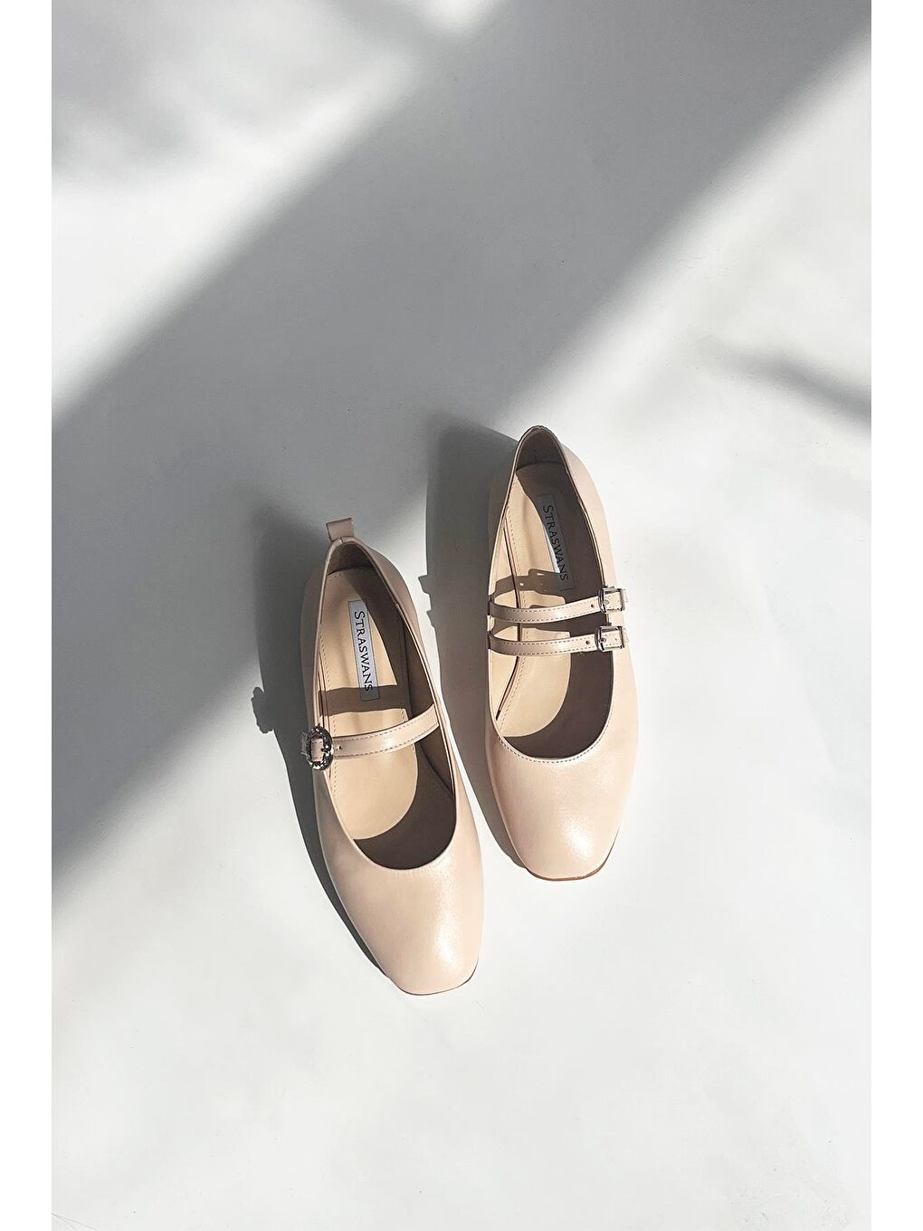 Elvira   Kadın  Kemer  Detay  Deri  Babet Bej-2