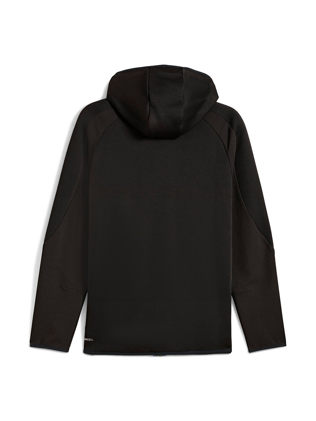 Hoodie Evostripe Erkek Siyah Kapüşonlu Fermuarlı Sweatshirt-4