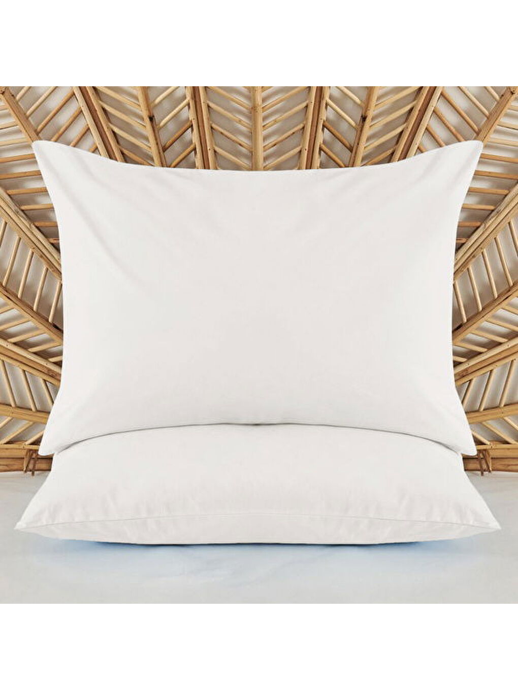 Soft Oxford 2'li Yastık Kılıfı - Beyaz - 50x70 cm