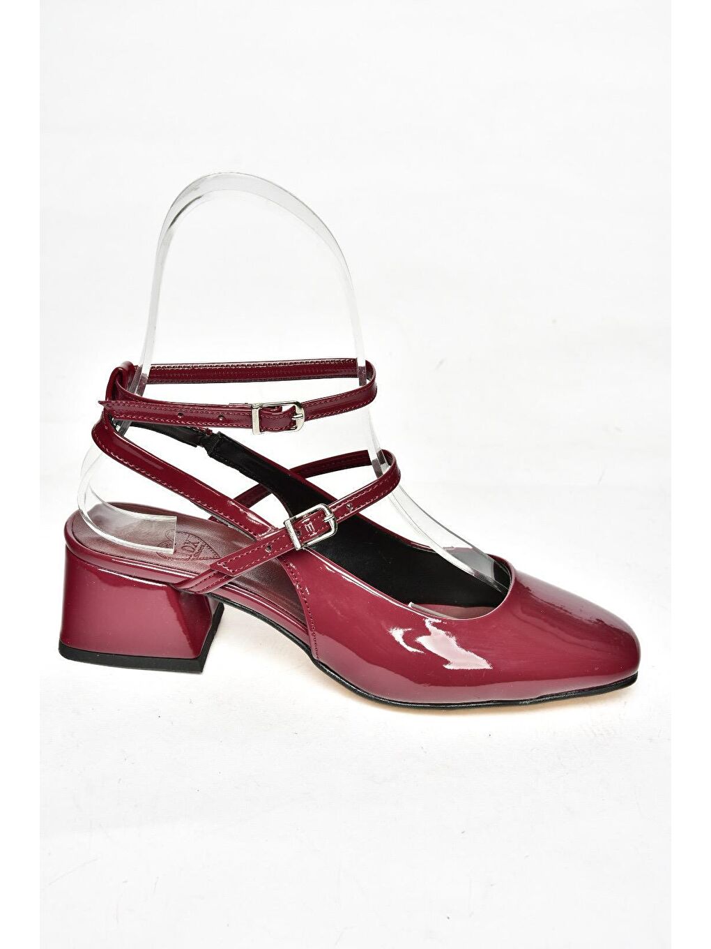 P6541370 Bordo Kadın Topuklu Ayakkabı