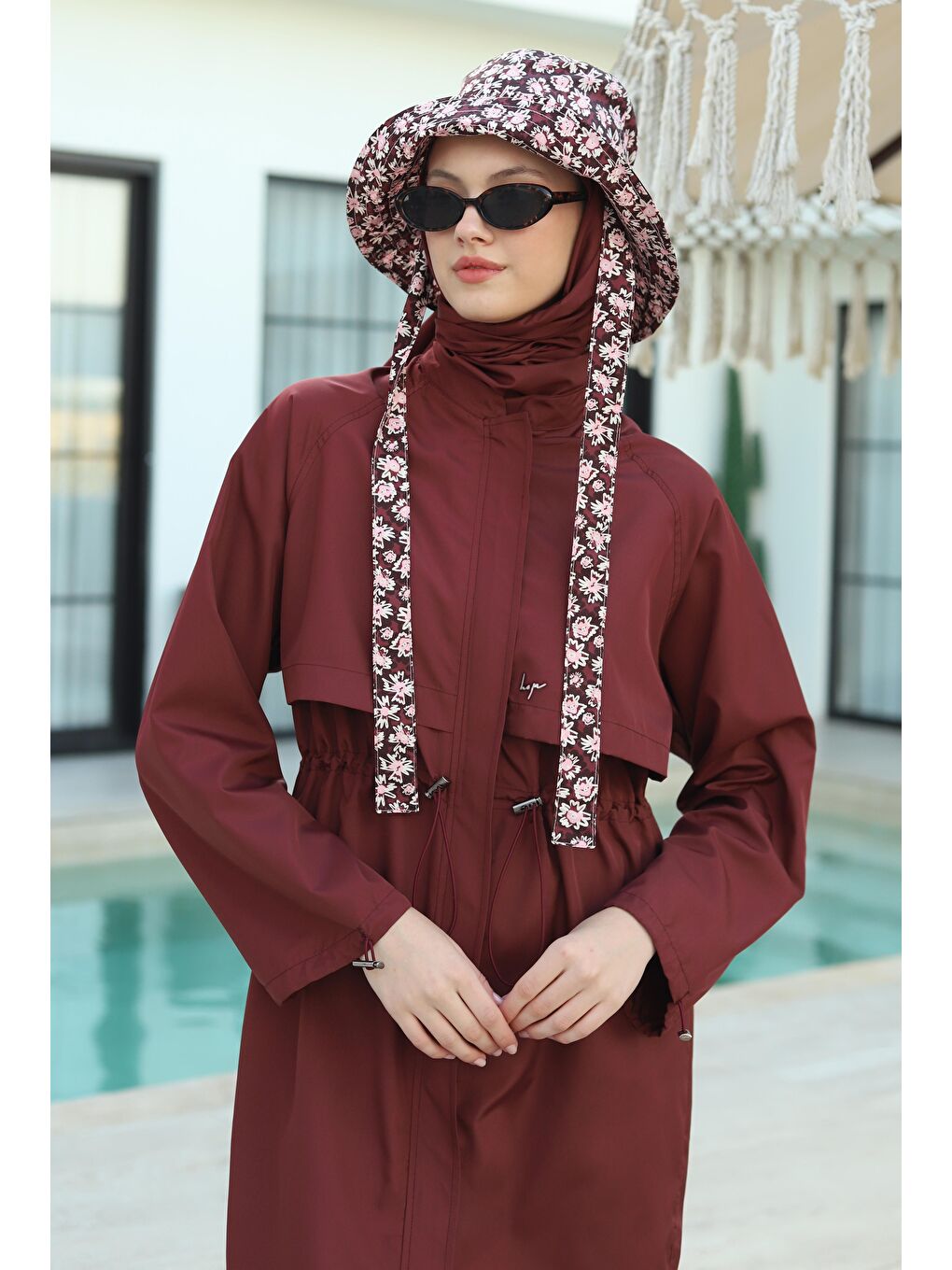 Reglan Kol Yüzme Takımı Bordo-4