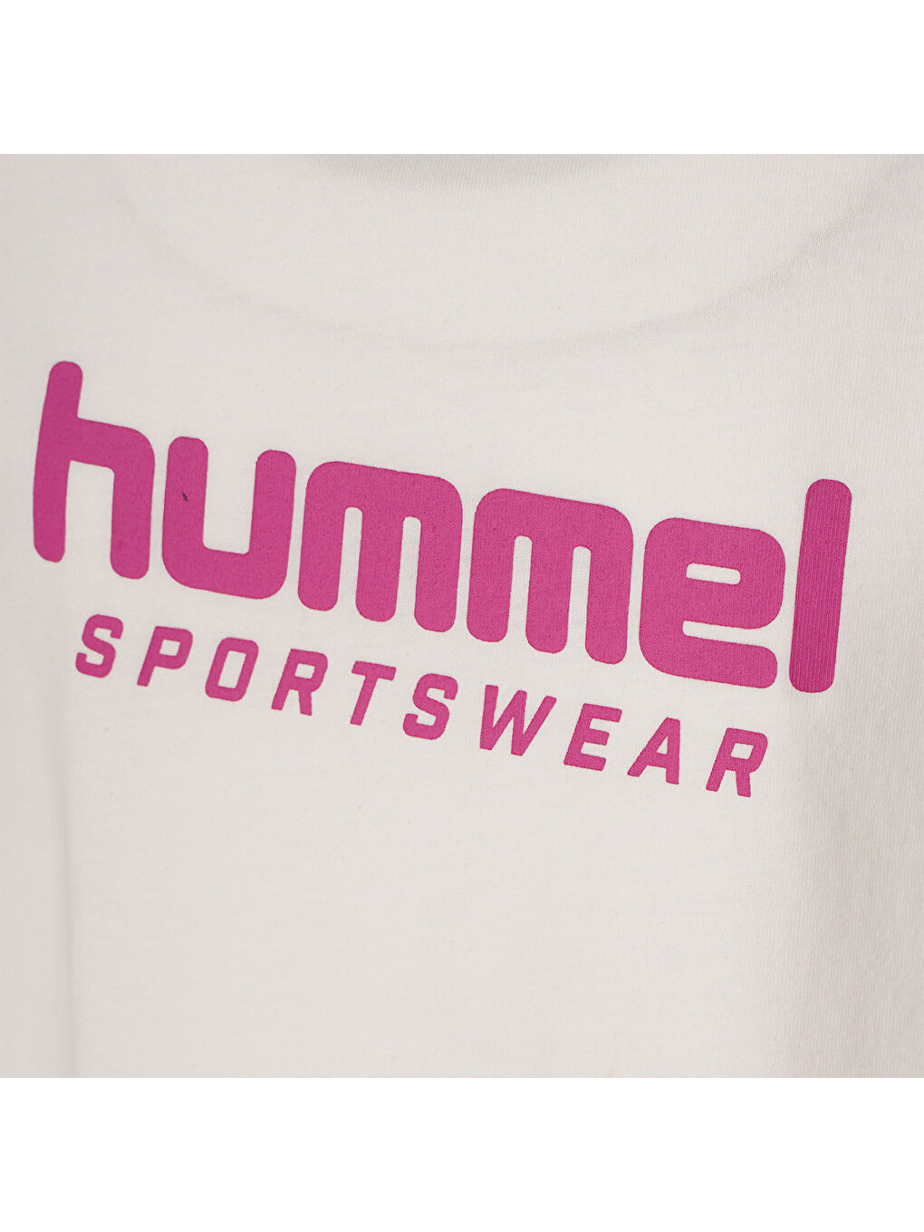 Abarran Kız Çocuk Beyaz Yuvarlak Yaka Tişört-3