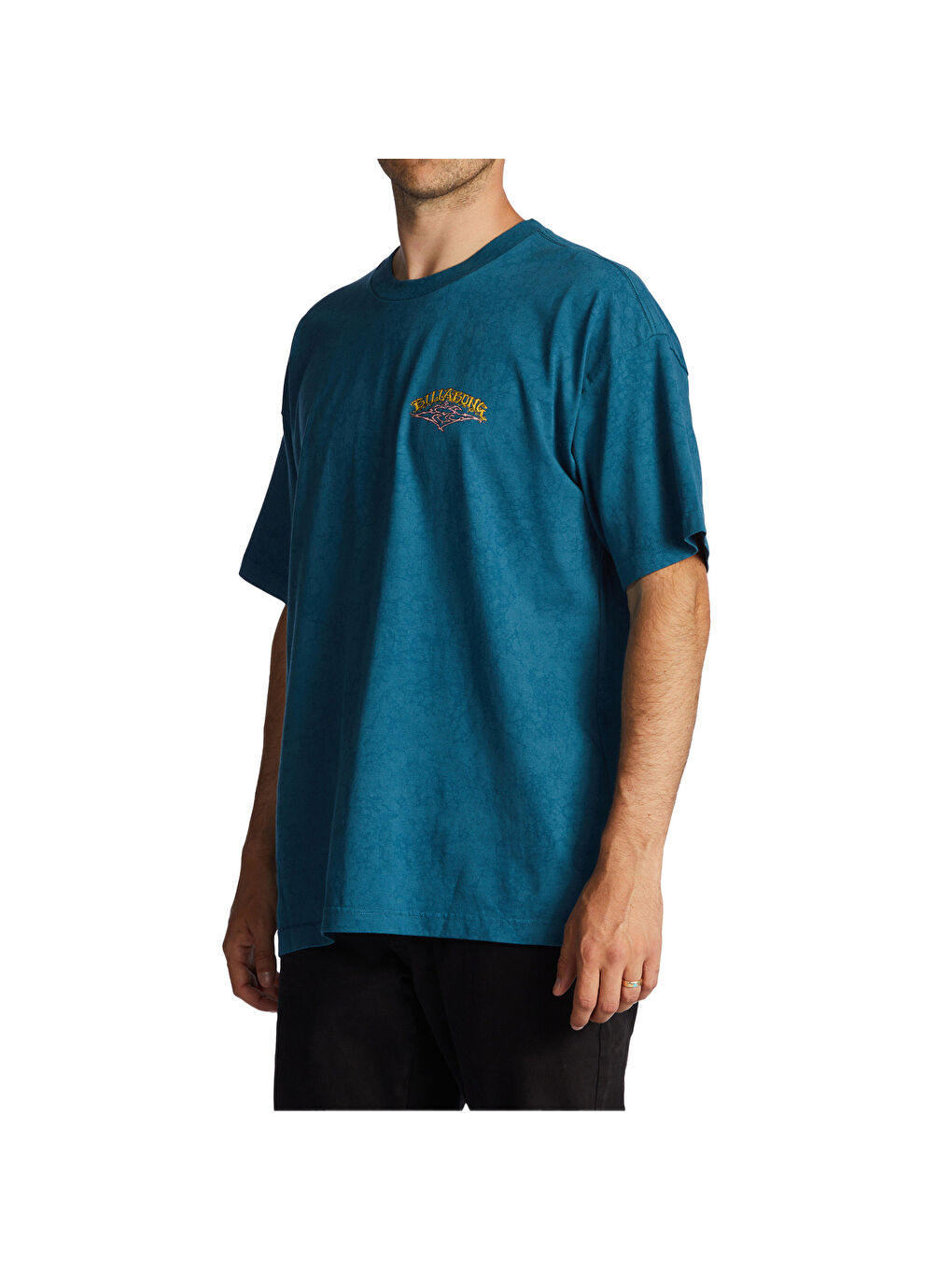 Arch Wash Ss Ww Erkek Mavi Tişört-5