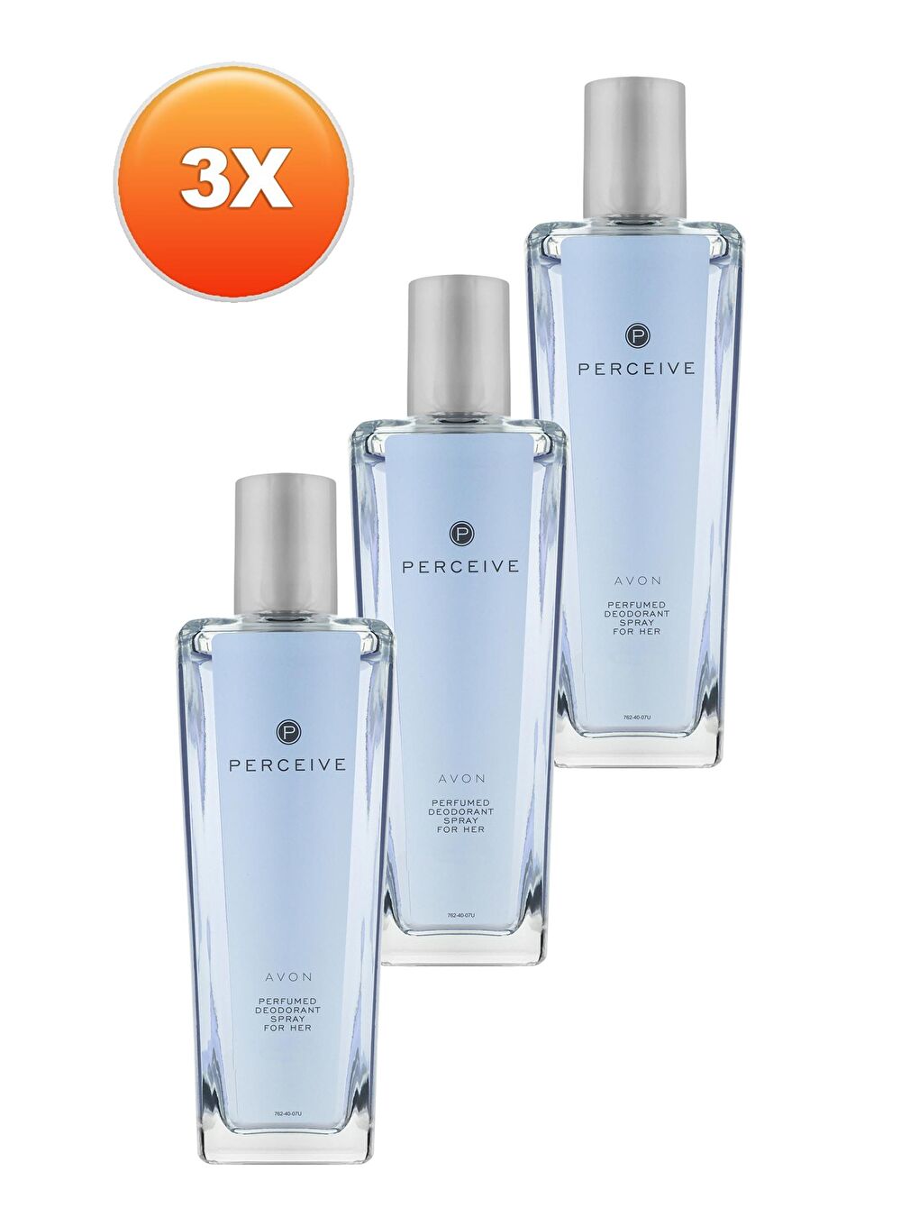 AVON Renksiz Perceive Parfümlü Deodorant Vücut Spreyi 75 Ml. Üçlü Set - 1