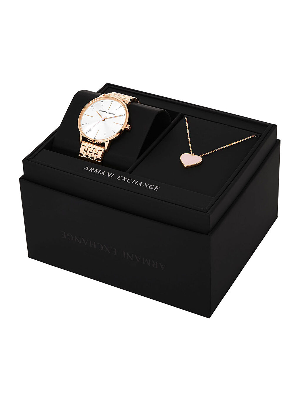 Pembe AX7145SET Kadın Kol Saati ve Kolye Seti-3