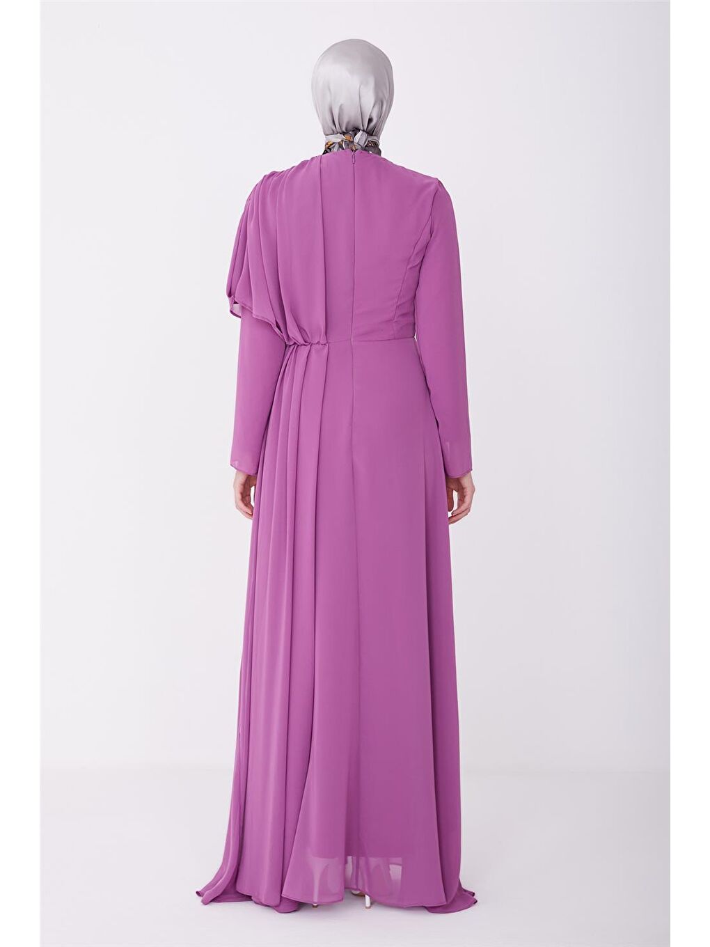 Pembe Abiye Elbise 23Yd3347-3