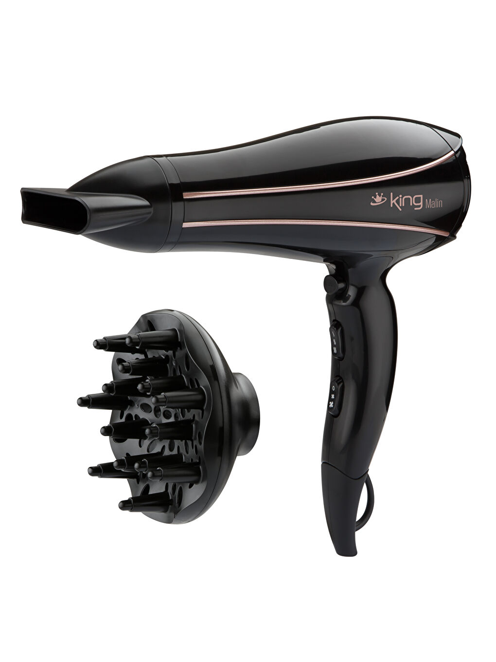 KING KSK434 MALİN SAÇ KURUTMA MAKİNESİ SİYAH