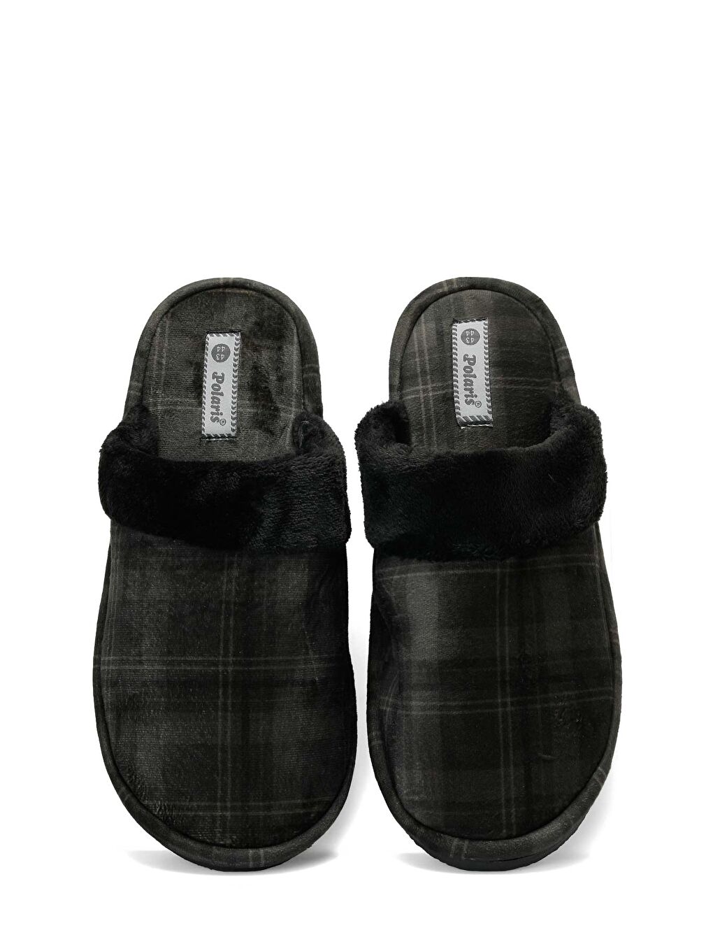 Siyah 610048.M5PR Kahverengi Erkek Ev Terliği-3