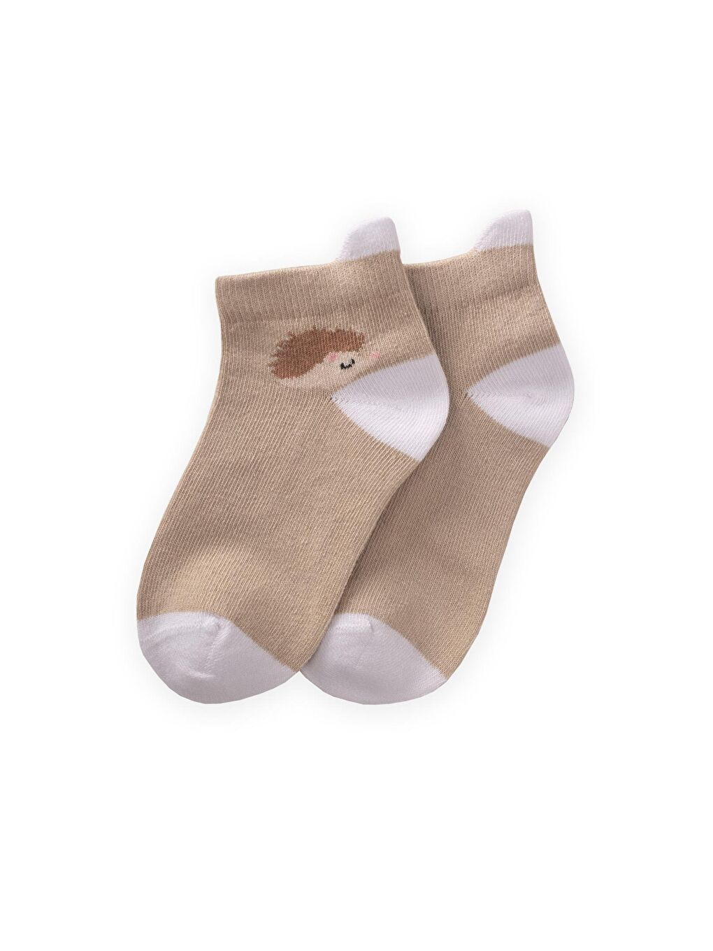 Bej Erkek Çocuk Patik Çorap