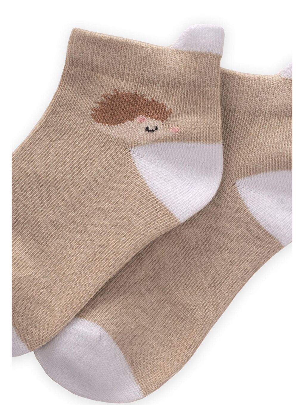 Bej Erkek Çocuk Patik Çorap-1