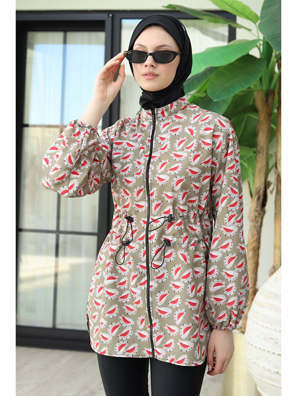 Karışık Desenli Mayo Tunik Melonia Desen-2