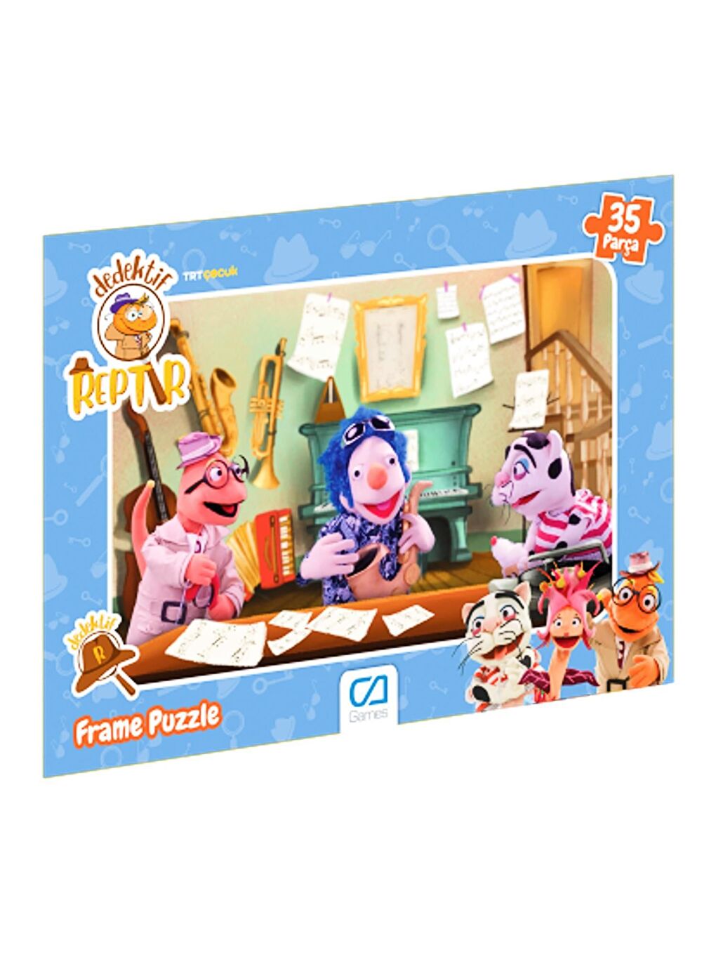Dedektif Reptır 35 Parça Frame Puzzle CA-5208