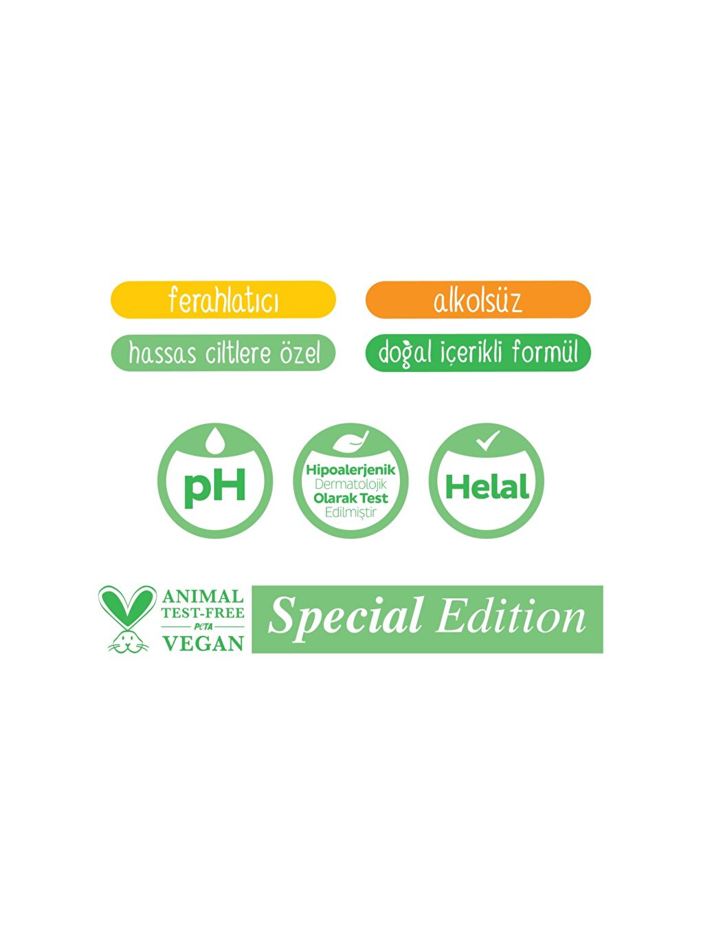 Natural + Floral + Herbal Kişisel Bakım Havlusu Çanta Boy 6x25 (150 Yaprak)-4