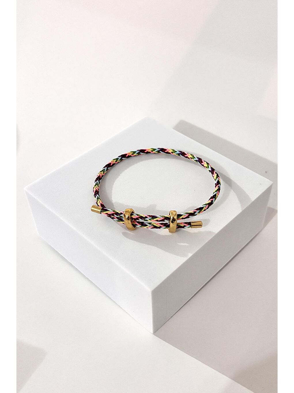 Fuşya Ashley's Choice Ayarlanabilir İp Bileklik