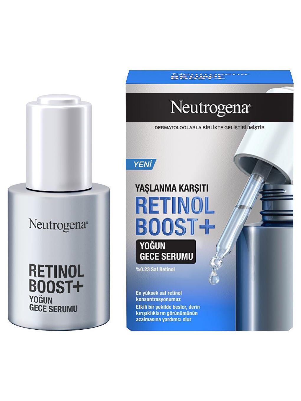 Neutrogena Renksiz Retinol Boost + Yoğun Gece Serumu - 1