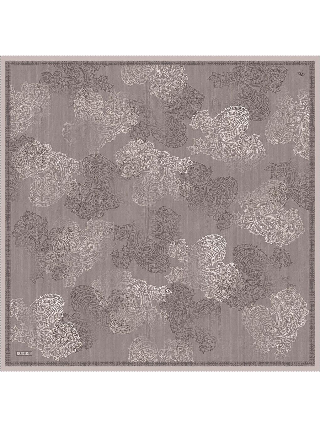 Bej Saf İpek Sura Eşarp 9428D 37-3