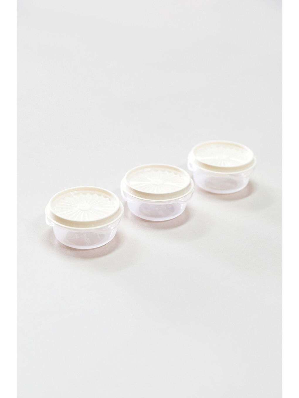 Ekru Kapaklı 3 Lü Sosluk Seti
