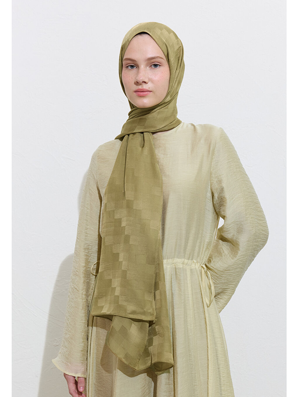 Kahverengi Nori İpek Jakar Şal Toprak-1