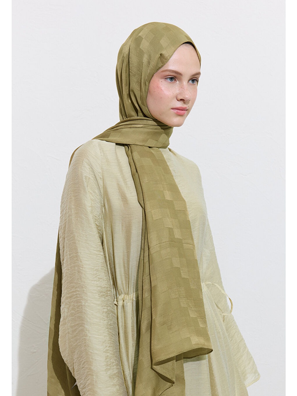 Kahverengi Nori İpek Jakar Şal Toprak-2