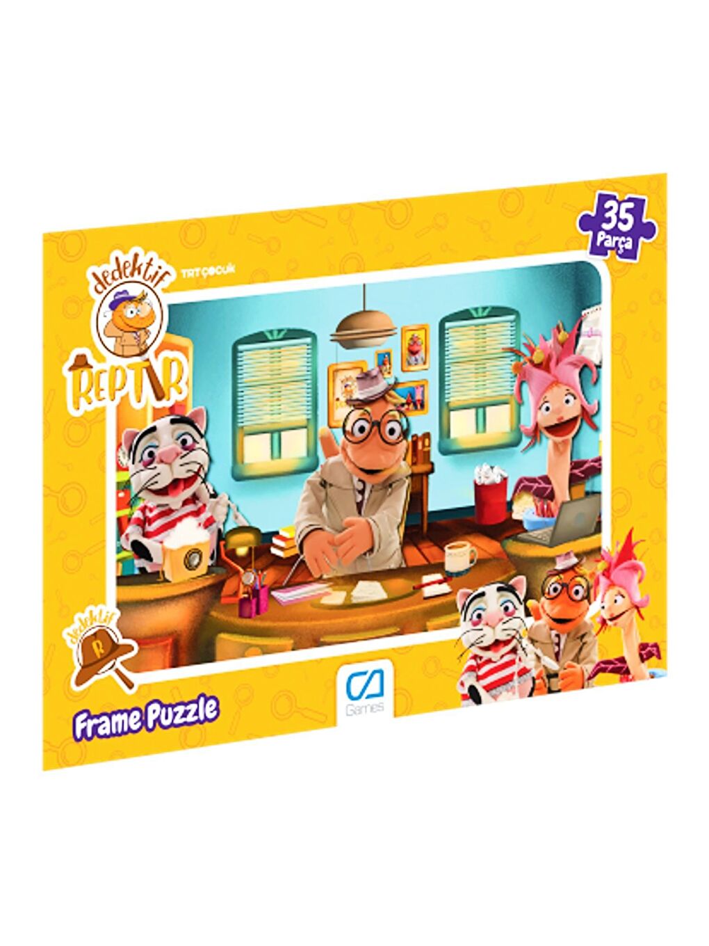 CA Games Dedektif Reptır 35 Parça Frame Puzzle CA-5207