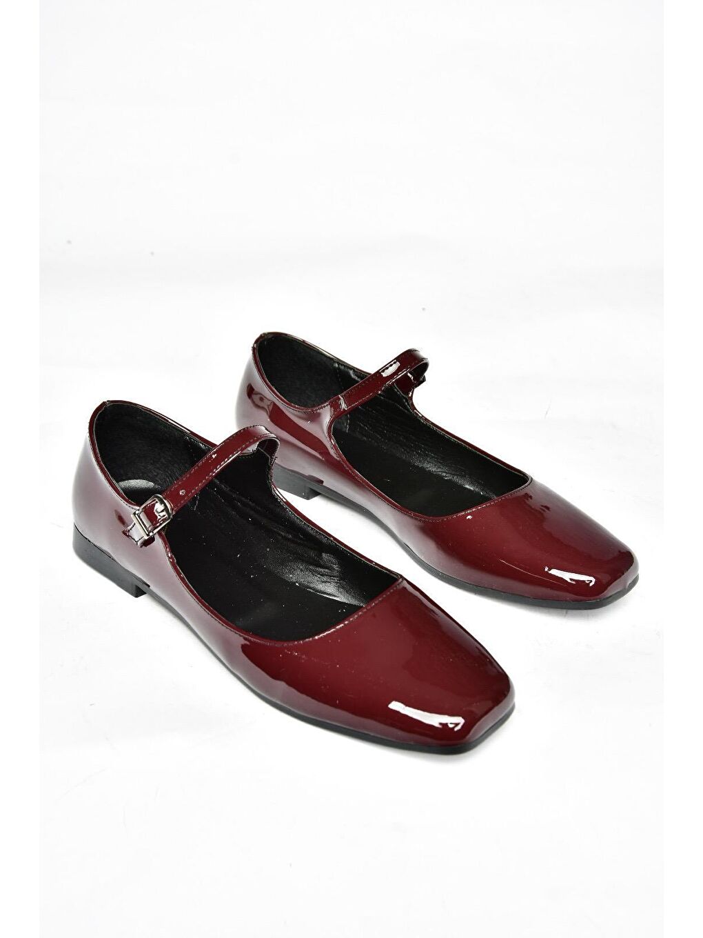 Fox Shoes Bordo S7262525 Bordo Kadın Babet - 5