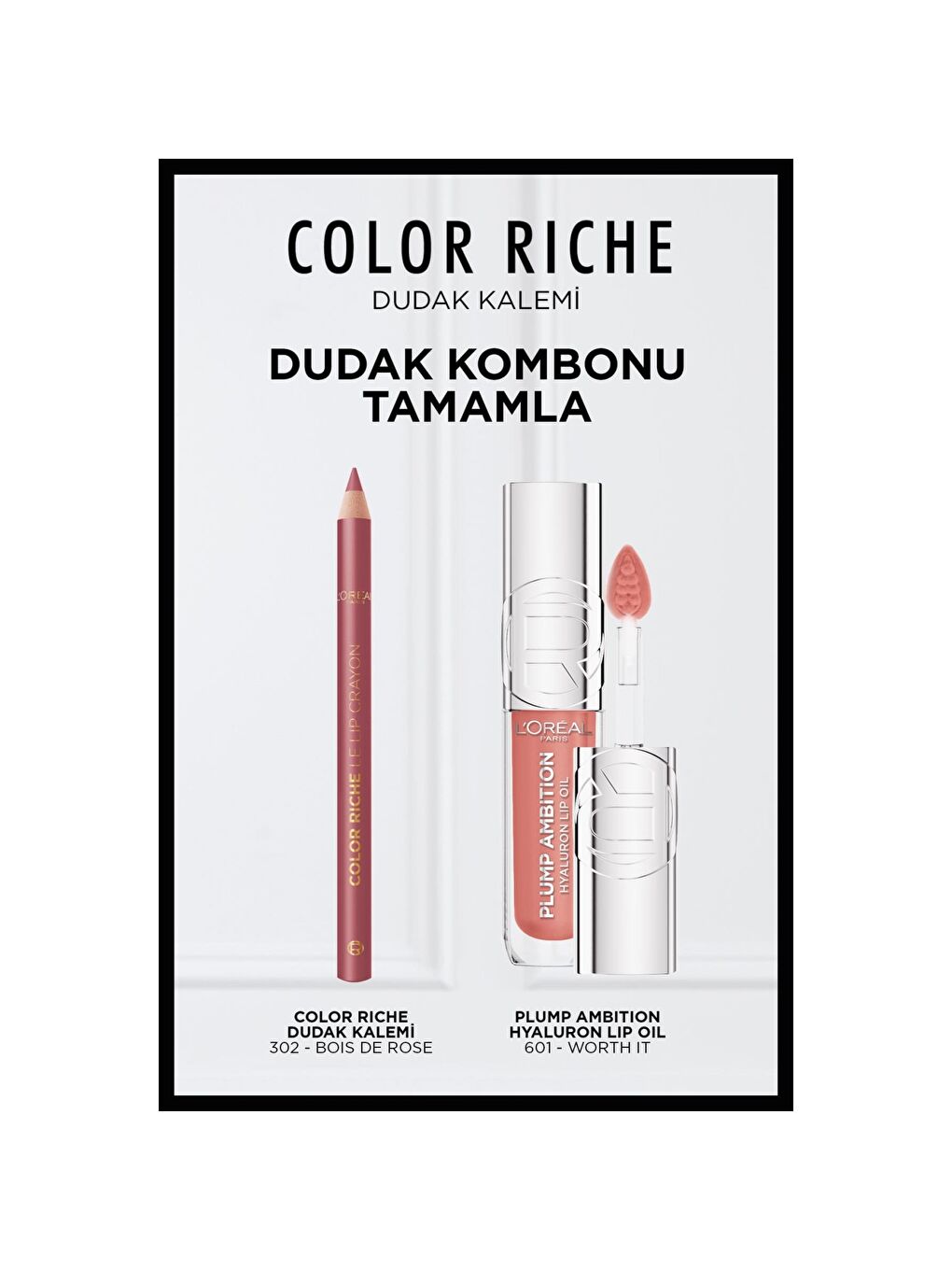 L'Oréal Paris Color Riche Dudak Kalemi - 302 Bois de Rose-2