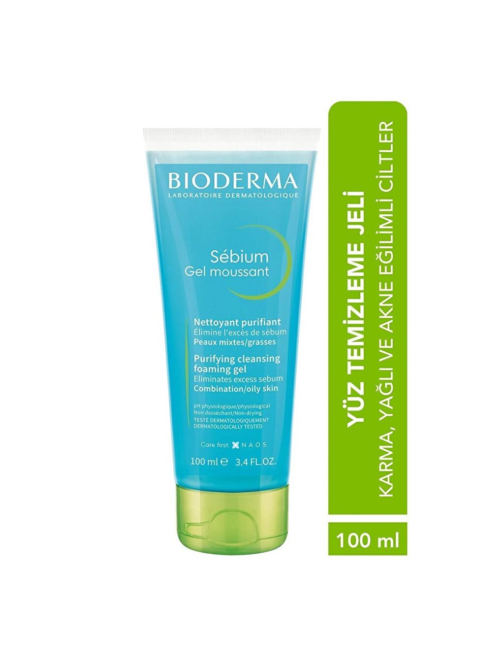 Sebium Foaming Gel Yüz Temizleme Jeli 100 ml-1