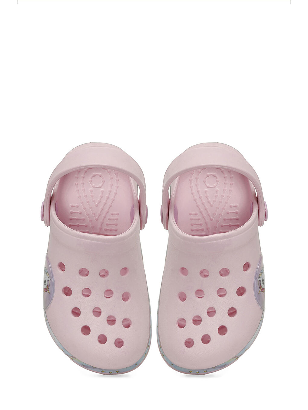 Pembe DOLES 4FX Pudra Kız Çocuk Terlik-3