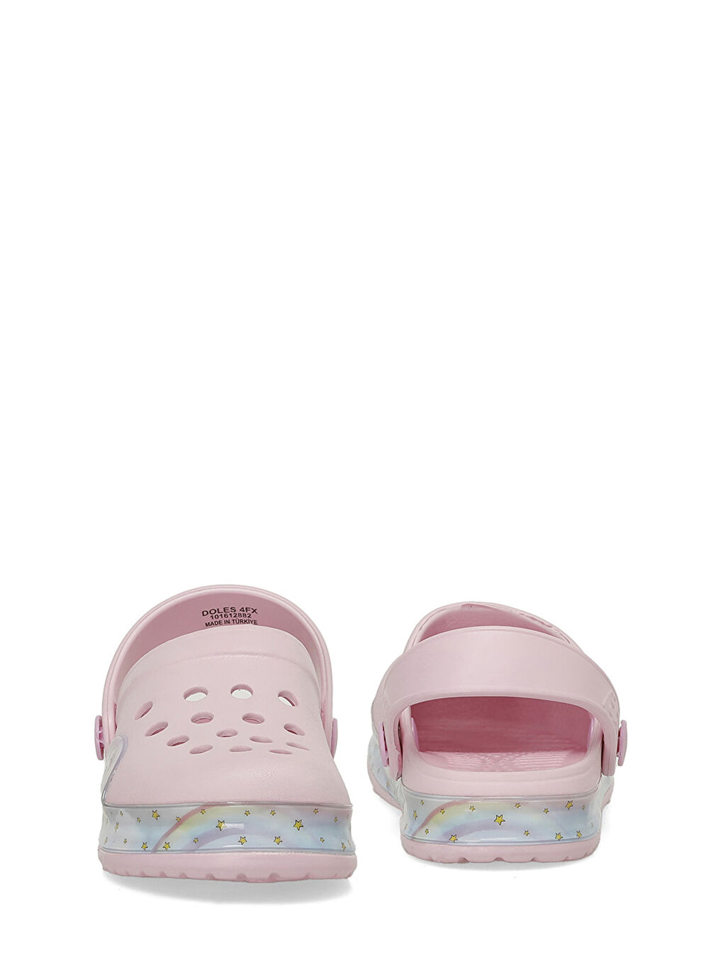 Pembe DOLES 4FX Pudra Kız Çocuk Terlik-4