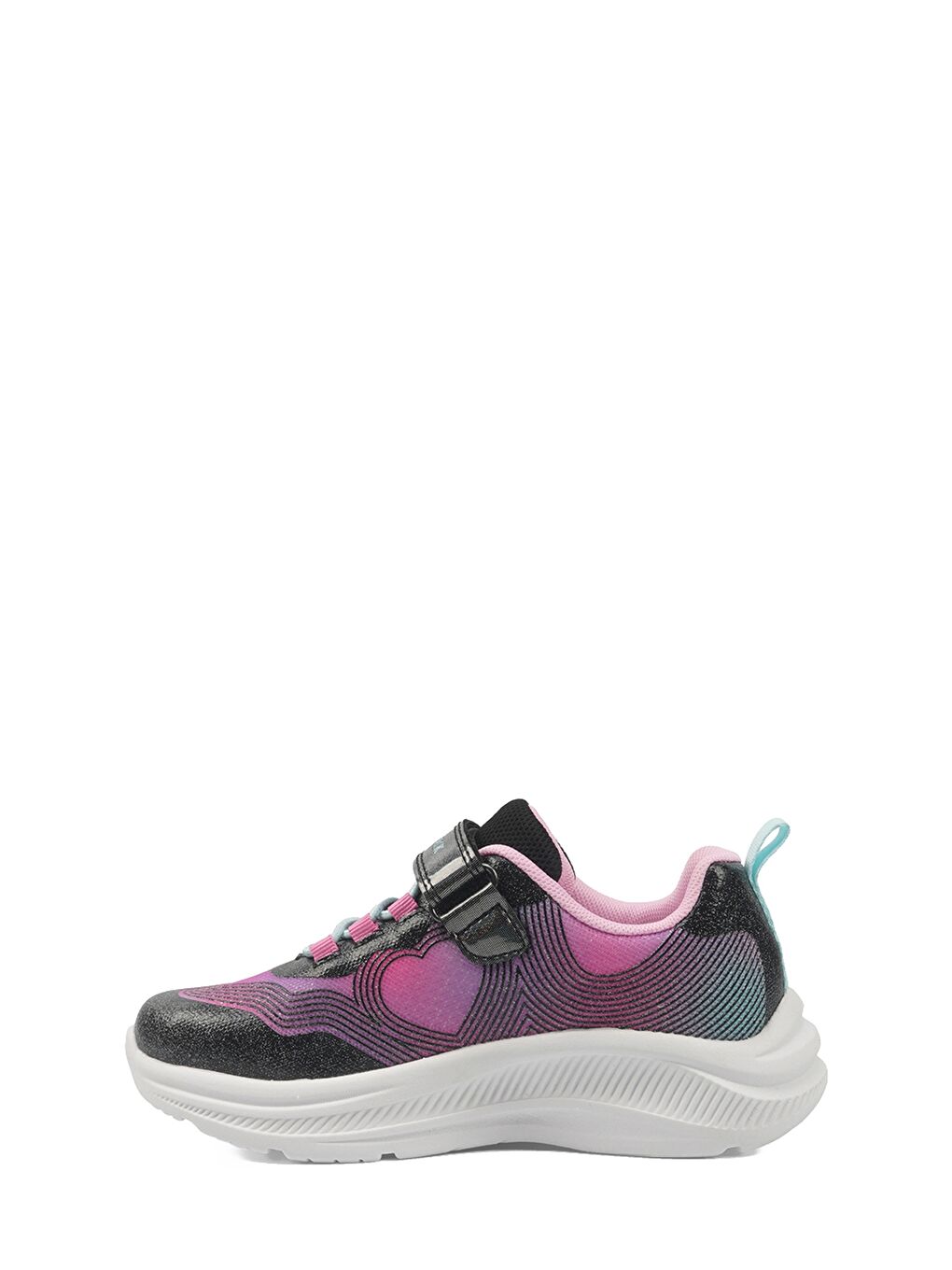 WAVY 6FX Siyah Kız Çocuk Spor Ayakkabı-2