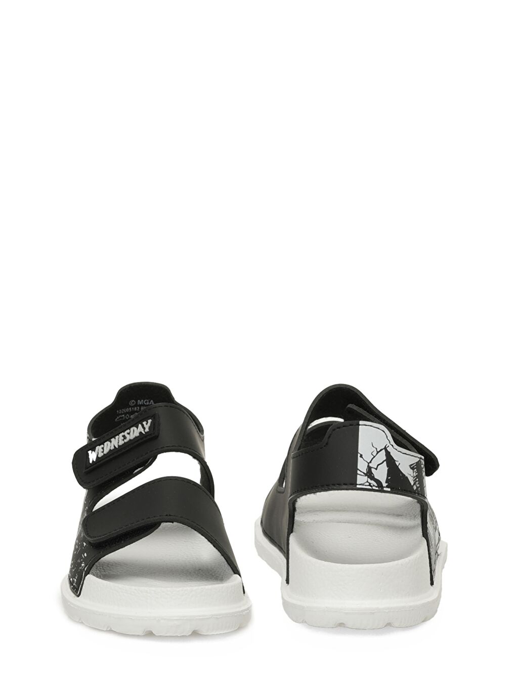 RULL.P5FX Siyah Kız Çocuk Sandalet-4